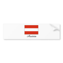 Austria Flag Design bumper stickers by flagshirt Austria Flag Design bumper stickers
