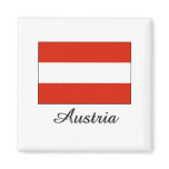 Austria Flag Design Magnet