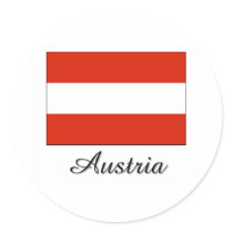 Austria Flag Design stickers