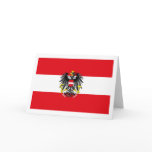 Austria Flag Greeting Card