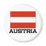 Austria Flag Fridge Magnet