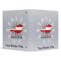 Austria Flag Map 2.0 Binder