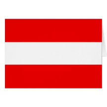 Austria Flag Notecard