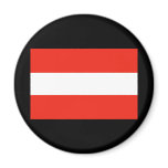 Austria - Flag / Österreich - Flagge Fridge Magnet