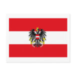 Austria Flag Postcard