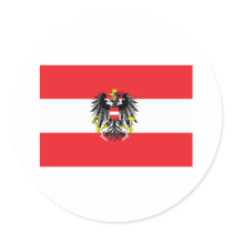 Austria Flag stickers by teyes143 Austria Flag stickers