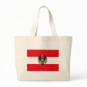 Austria Flag Tote Bag by FlagTshirts Austria Flag Tote Bag