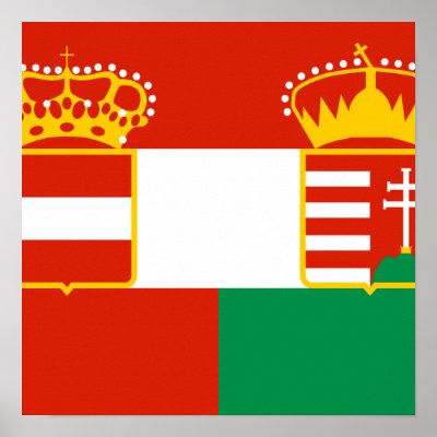 Austria Hungary 1869 1918, Hungary Print by bestflag