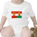 Austria Hungary Flag (1869-1918) Bodysuits