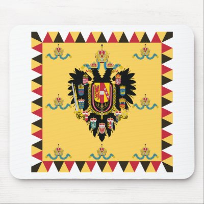 Austria Hungary Imperial Standard 1894-1915 Mouse Mats by FlagTshirts