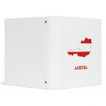 AUSTRIA MAP VINYL BINDERS
