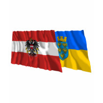 Austria & Niederoesterreich Waving Flags t-shirts by Vexillophile Austria & Niederoesterreich Waving Flags t-shirts