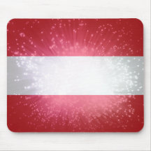 Austria; Österreich Flagge Mousepads