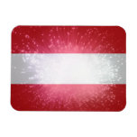 Austria; Österreich Flagge Rectangular Magnet