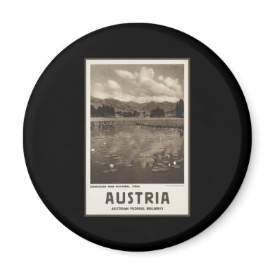 Austria Schwarzee near Kitzbhel Tyrol Magnets by vintage_cafe