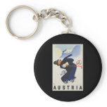 Austria Ski Keychain