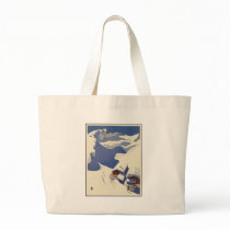 Austria Ski lodge in the Alps Canvas Bags