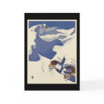 Austria Ski lodge in the Alps Card