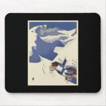 Austria Ski lodge in the Alps Mousepads