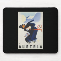 Austria Ski Mouse Pads