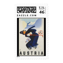 Austria Ski Postage