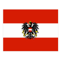 Austria State Flag Postcard postcards