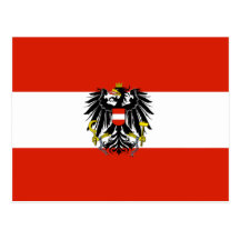 Austria State Flag Postcard