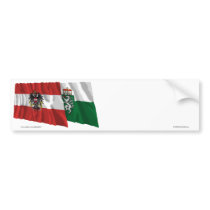 Austria & Steiermark Waving Flags Bumper Stickers