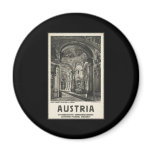 Austria Styria Library of the Abbey of Admont Fridge Magnets