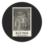Austria Styria Library of the Abbey of Admont Round Stickers