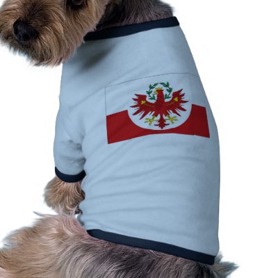 Austria Tyrol Flag Doggie T-shirt by All_Flags