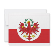 Austria Tyrol Flag Custom Announcements