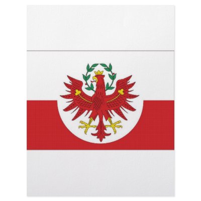Austria Tyrol Flag Letterhead Template by All_Flags