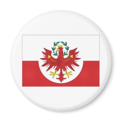 Austria Tyrol Flag Refrigerator Magnets by All_Flags