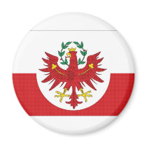 Austria Tyrol Flag magnets by All_Flags Austria Tyrol Flag magnets