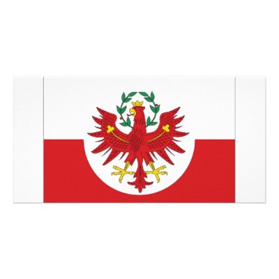 Austria Tyrol Flag Photo Greeting Card by All_Flags