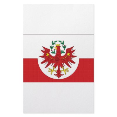 Austria Tyrol Flag Stationery Paper by All_Flags