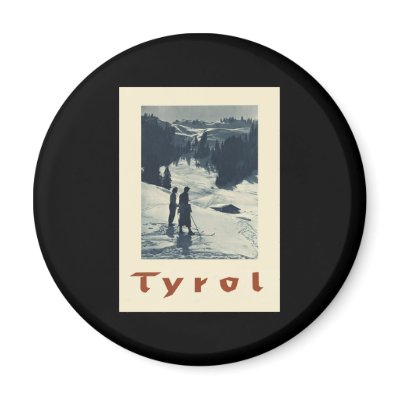 Austria Tyrol Magnet by vintage_cafe