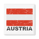 Austria Vintage Flag Fridge Magnets
