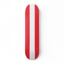 Austria With Border, Austria flag Skate Deck