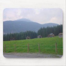 Austrian Alm w/ Sheds Mousepad