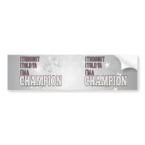 Austrian and a Champion Bumper Sticker