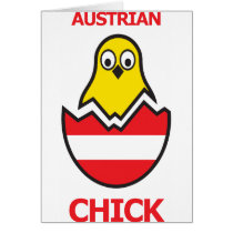Austrian Chick Greeting Cards