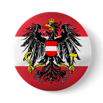 Austrian Flag & Coat of Arms Button