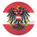 Austrian Flag & Coat of Arms Stickers
