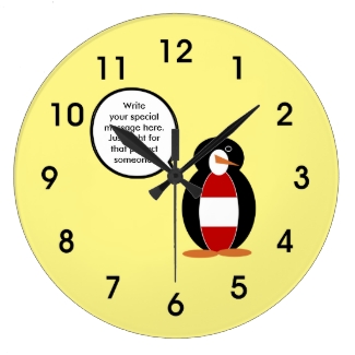 Austrian Flag Talking Penguin