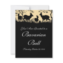Austrian / German Style Autumn Waltz / Ball Invite