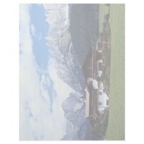 Austrian landscape personalized letterhead