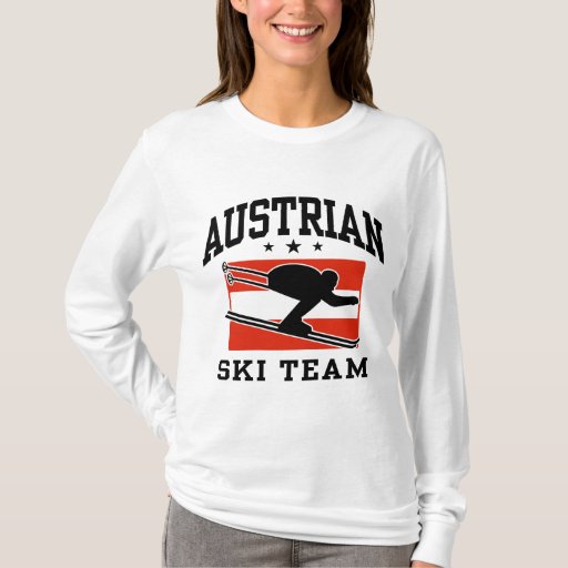 Austrian Ski Team TShirt Zazzle