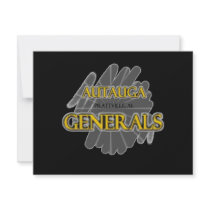 Autauga Academy Generals - Prattville, AL Personalized Invitations